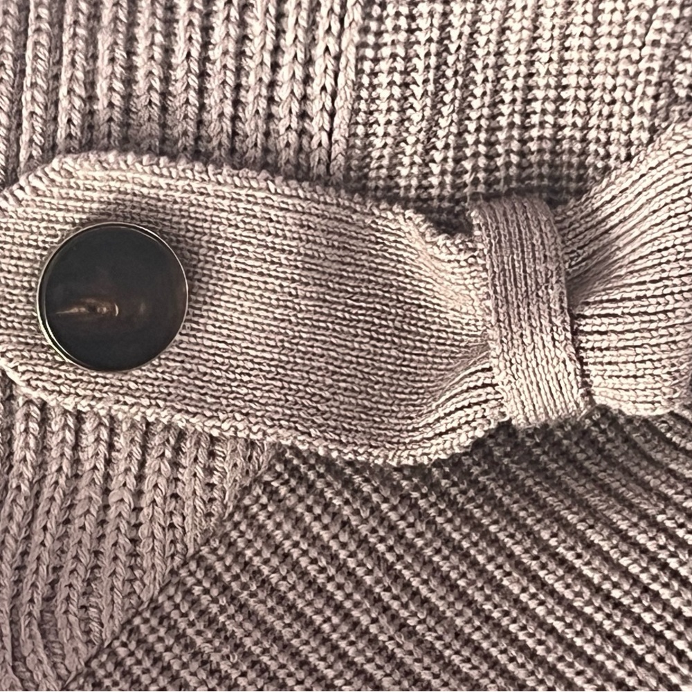 Valentino V-Neck Ribbed Ruffle Sweater - Picture 7 of 11
